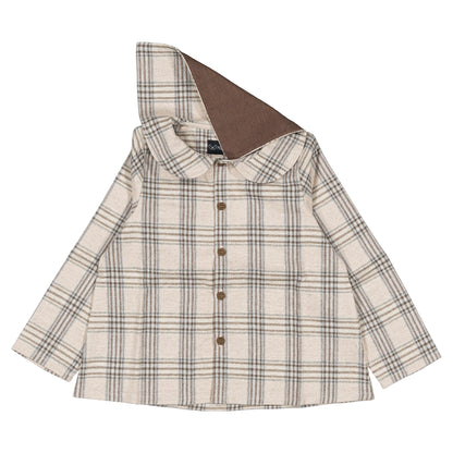 Shirt MONCEAU - beige tartan [Maison Marelle](26FW)drop1 6