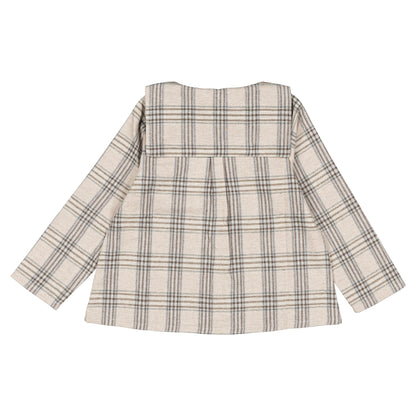 Shirt MONCEAU - beige tartan [Maison Marelle](26FW)drop1 8