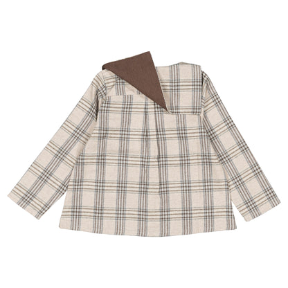Shirt MONCEAU - beige tartan [Maison Marelle](26FW)drop1 9
