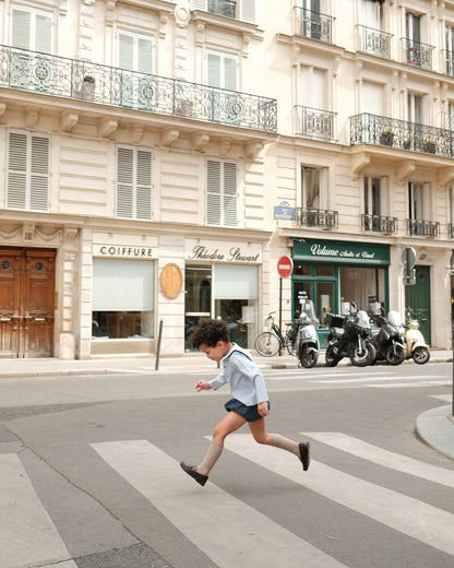 Shirt MONCEAU - blue stripes [Maison Marelle](26FW)drop1 6