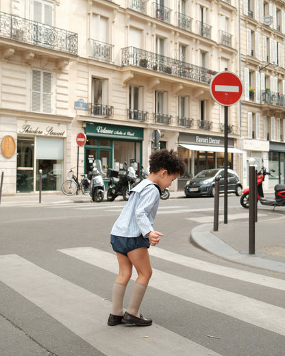 Shirt MONCEAU - blue stripes [Maison Marelle](26FW)drop1 8