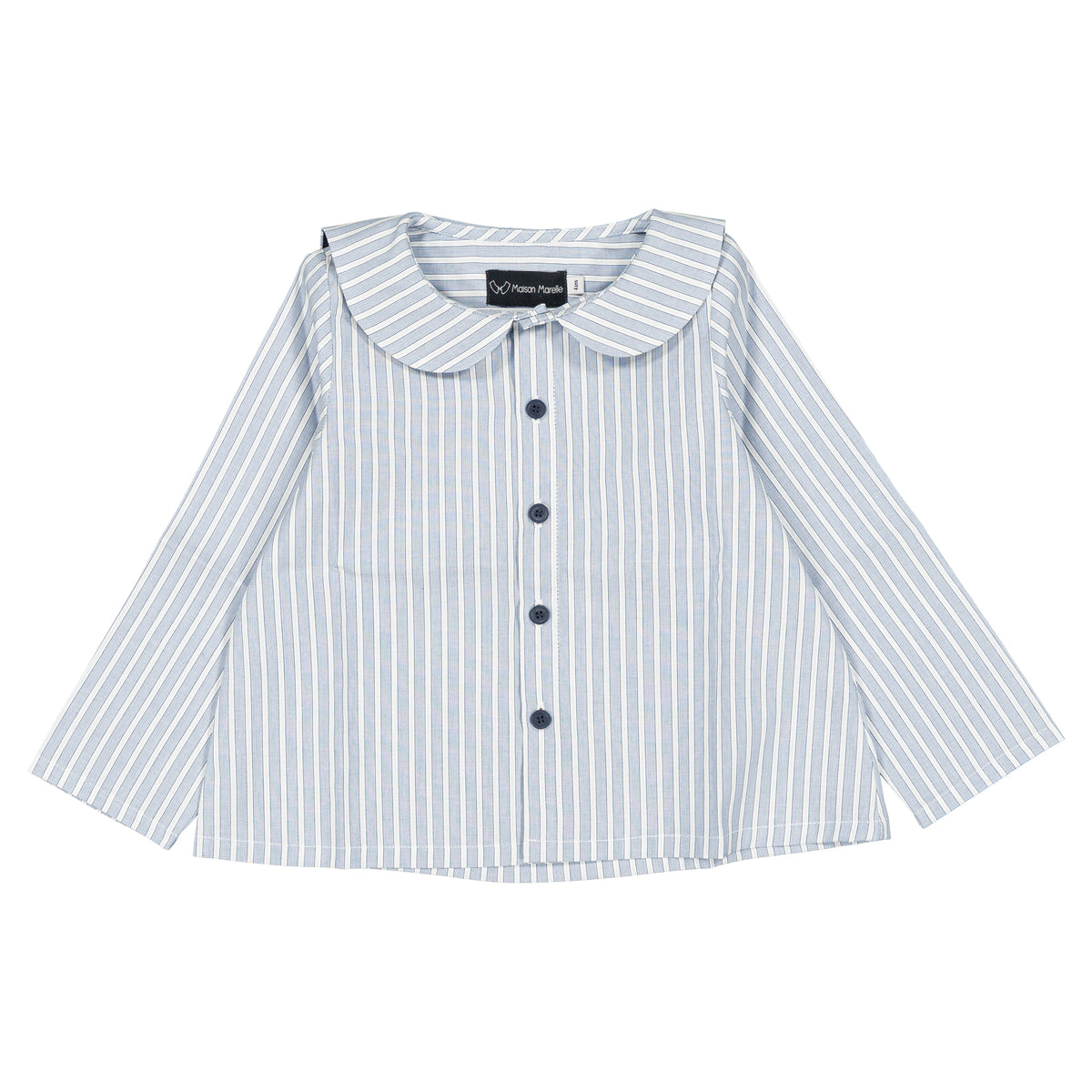 Shirt MONCEAU - blue stripes [Maison Marelle](26FW)drop1 12