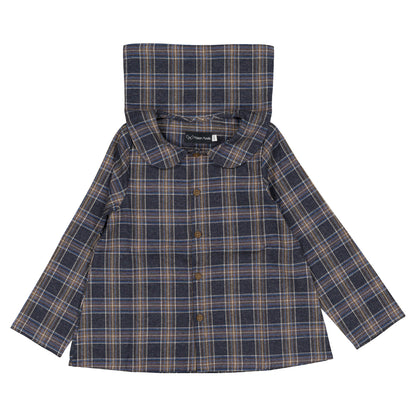 Shirt MONCEAU - blue tartan [Maison Marelle](26FW)drop1 5