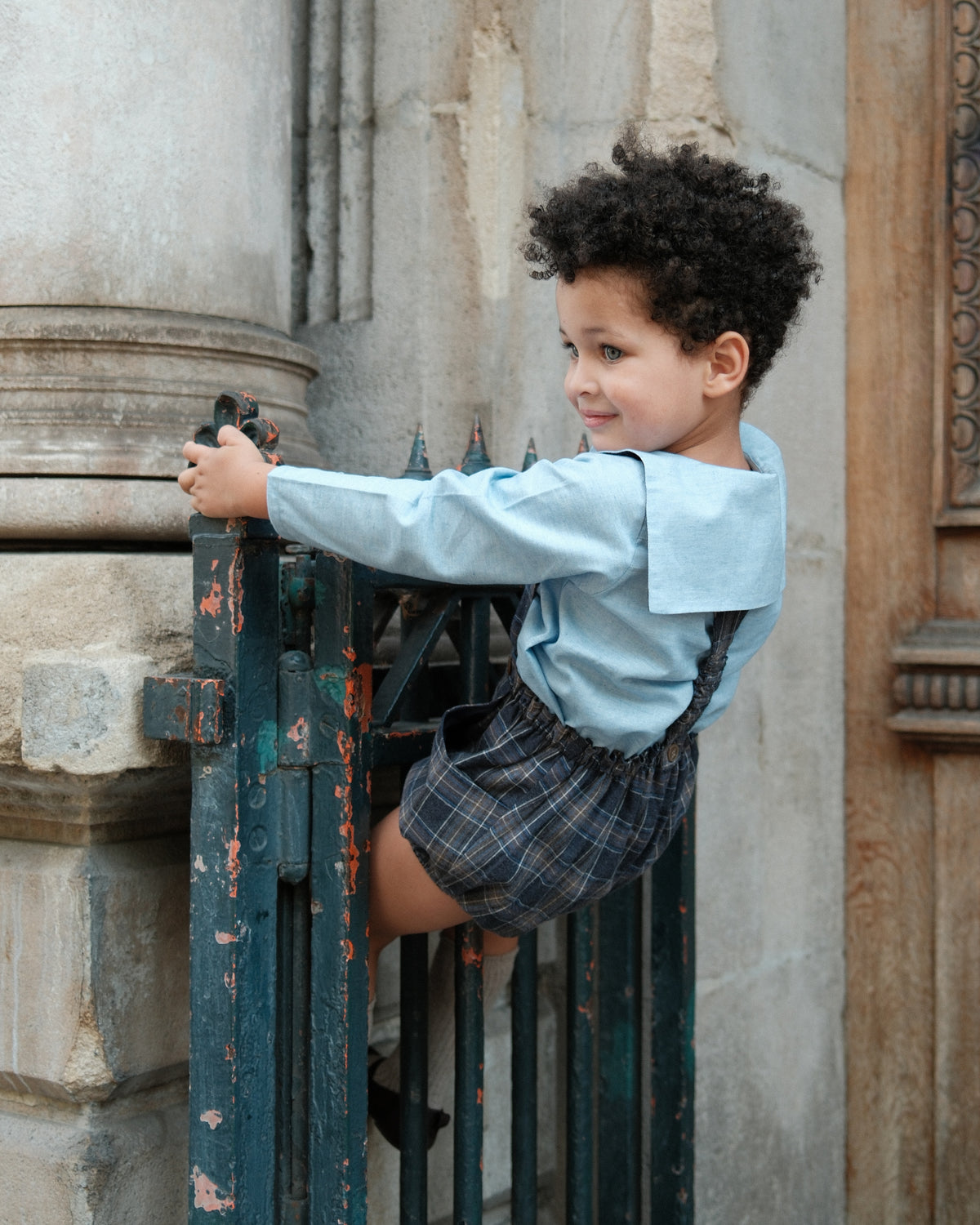 Shirt MONCEAU - heathered blue [Maison Marelle](26FW)drop1 3