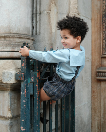 Shirt MONCEAU - heathered blue [Maison Marelle](26FW)drop1 3