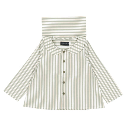 Shirt MONCEAU - sauge stripes [Maison Marelle](26FW)drop1 11