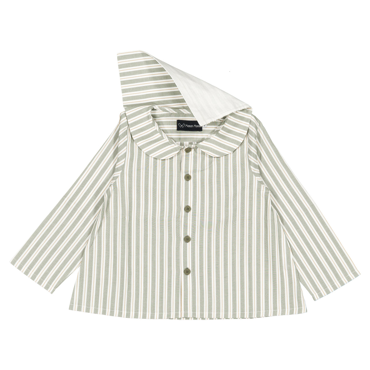 Shirt MONCEAU - sauge stripes [Maison Marelle](26FW)drop1 12