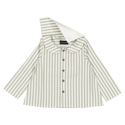 Shirt MONCEAU - sauge stripes [Maison Marelle](26FW)drop1 12