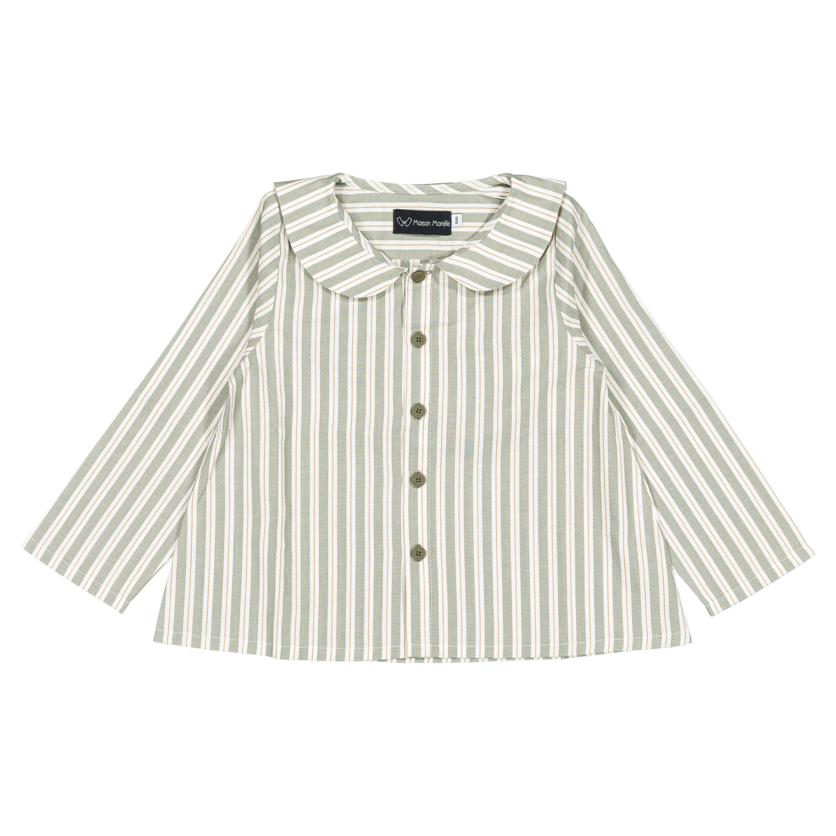 Shirt MONCEAU - sauge stripes [Maison Marelle](26FW)drop1 13