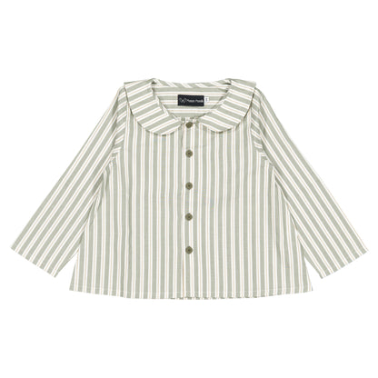 Shirt MONCEAU - sauge stripes [Maison Marelle](26FW)drop1 13