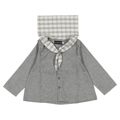 Blouse MONGE - flannel grey [Maison Marelle](26FW)drop1 1