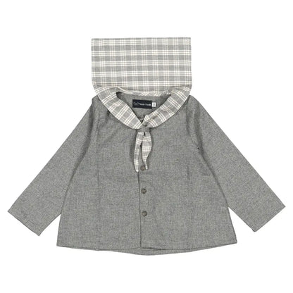 Blouse MONGE - flannel grey [Maison Marelle](26FW)drop1 2