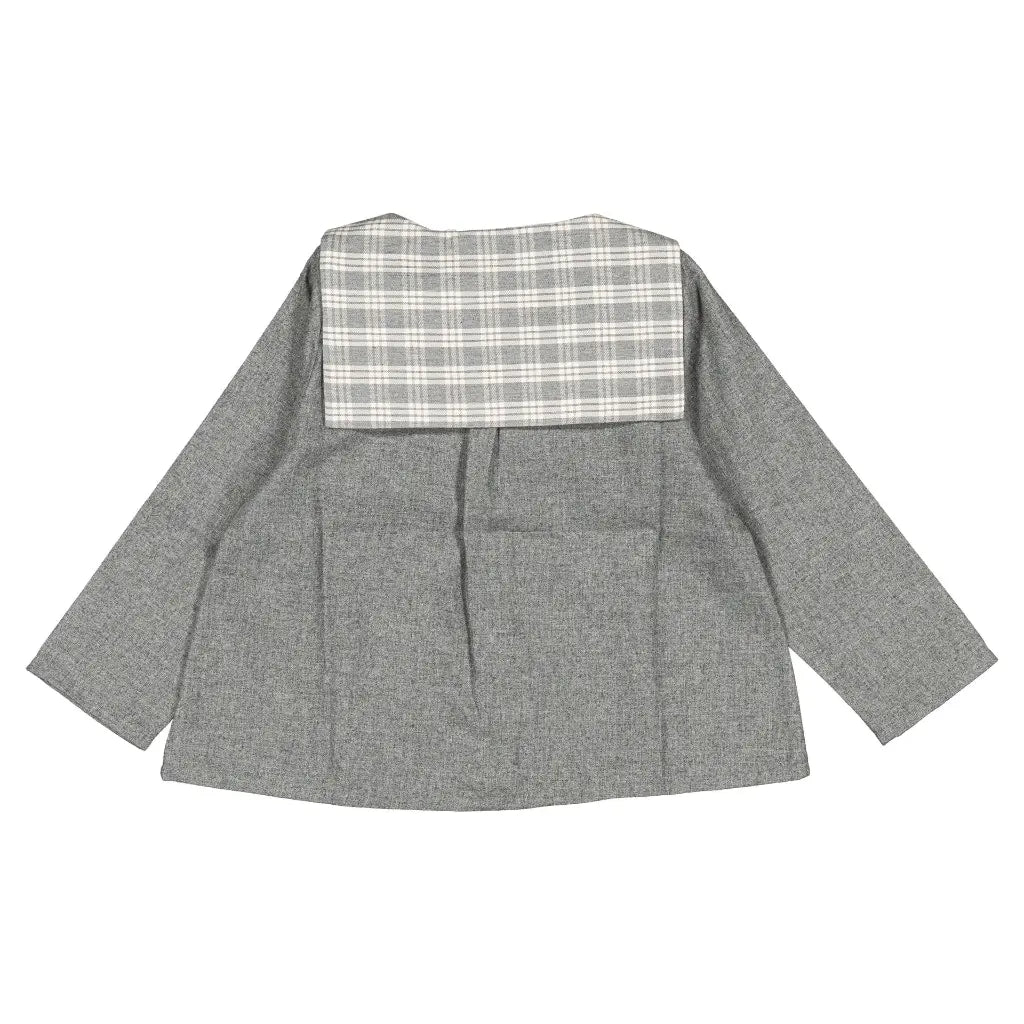 Blouse MONGE - flannel grey [Maison Marelle](26FW)drop1 5