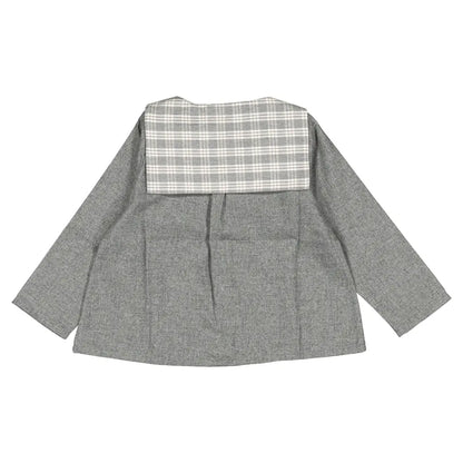 Blouse MONGE - flannel grey [Maison Marelle](26FW)drop1 5