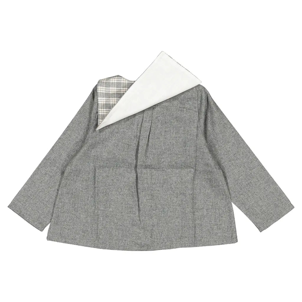 Blouse MONGE - flannel grey [Maison Marelle](26FW)drop1 8