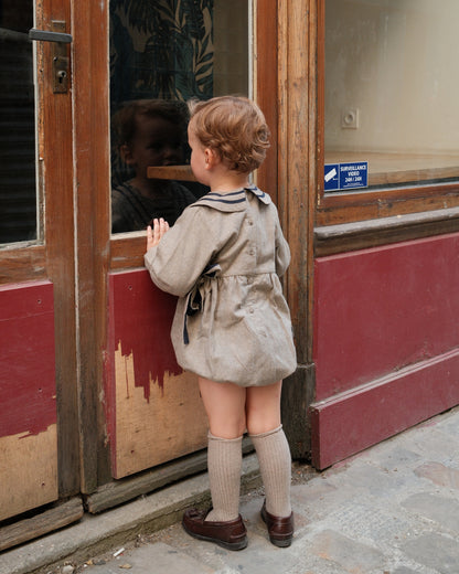 Romper ODEON - heathered oatmeal [Maison Marelle](26FW)drop1 1