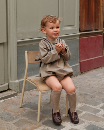 Romper ODEON - heathered oatmeal [Maison Marelle](26FW)drop1 4