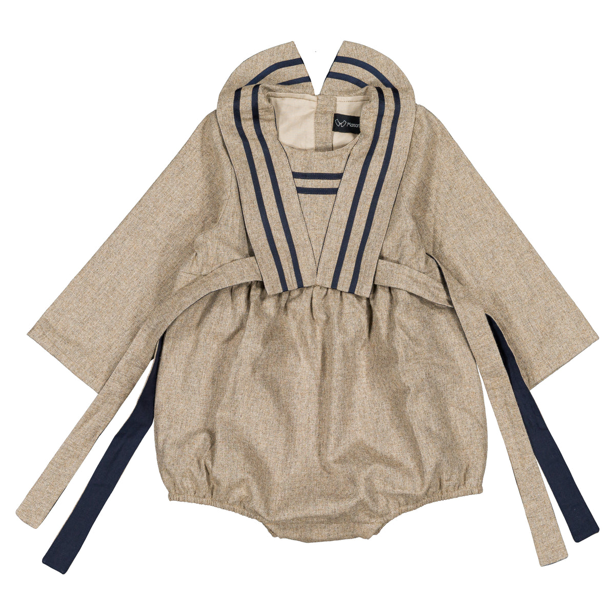 Romper ODEON - heathered oatmeal [Maison Marelle](26FW)drop1 8