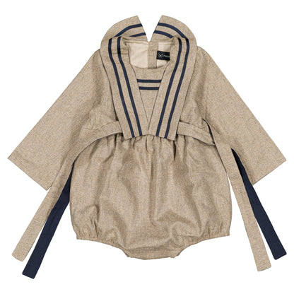 Romper ODEON - heathered oatmeal [Maison Marelle](26FW)drop1 9