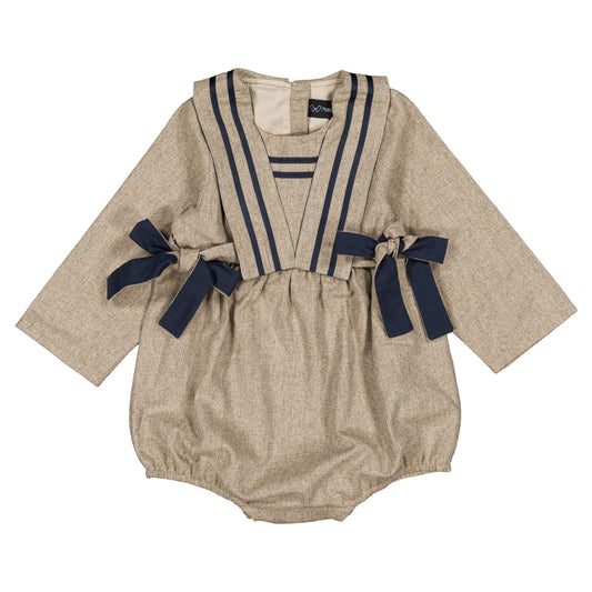 Romper ODEON - heathered oatmeal [Maison Marelle](26FW)drop1 12