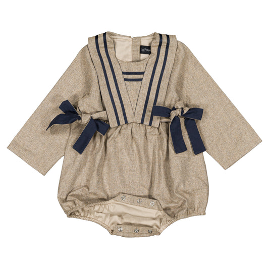 Romper ODEON - heathered oatmeal [Maison Marelle](26FW)drop1 13
