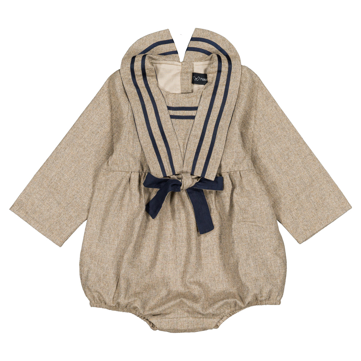 Romper ODEON - heathered oatmeal [Maison Marelle](26FW)drop1 16