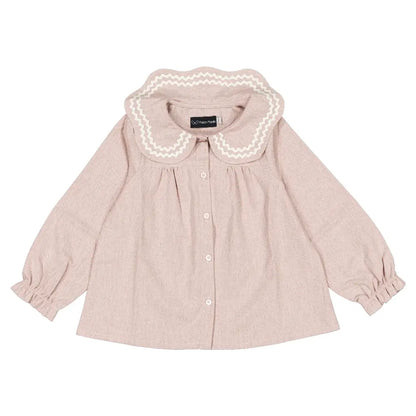 Blouse PASSY - dusty pink [Maison Marelle](26FW)drop1 1
