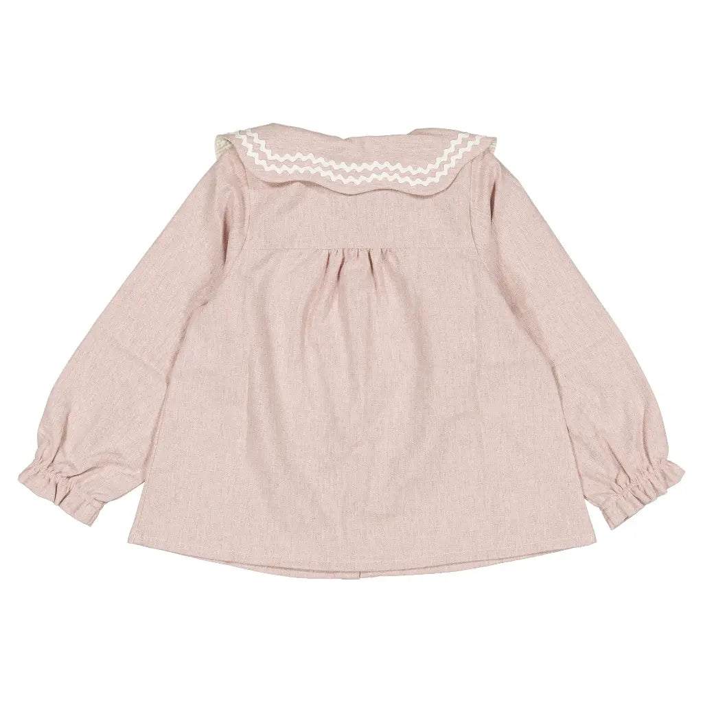 Blouse PASSY - dusty pink [Maison Marelle](26FW)drop1 7