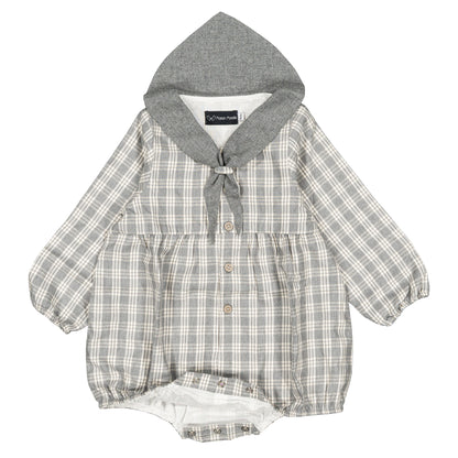 Romper ROI - grey tartan [Maison Marelle](26FW)drop1 10