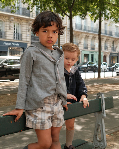 Romper ROI - velvet navy [Maison Marelle](26FW)drop1 1