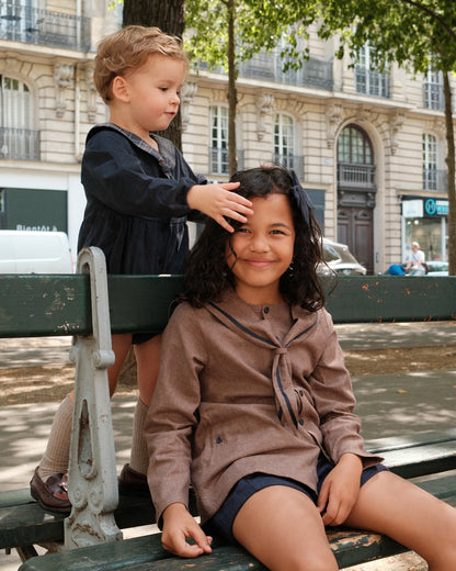 Romper ROI - velvet navy [Maison Marelle](26FW)drop1 2