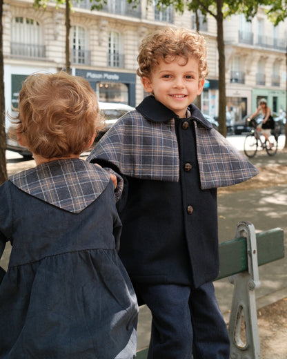 Romper ROI - velvet navy [Maison Marelle](26FW)drop1 4