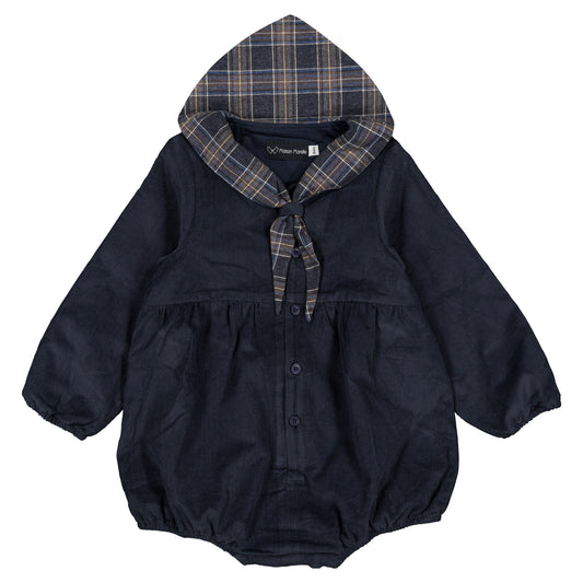 Romper ROI - velvet navy [Maison Marelle](26FW)drop1 11