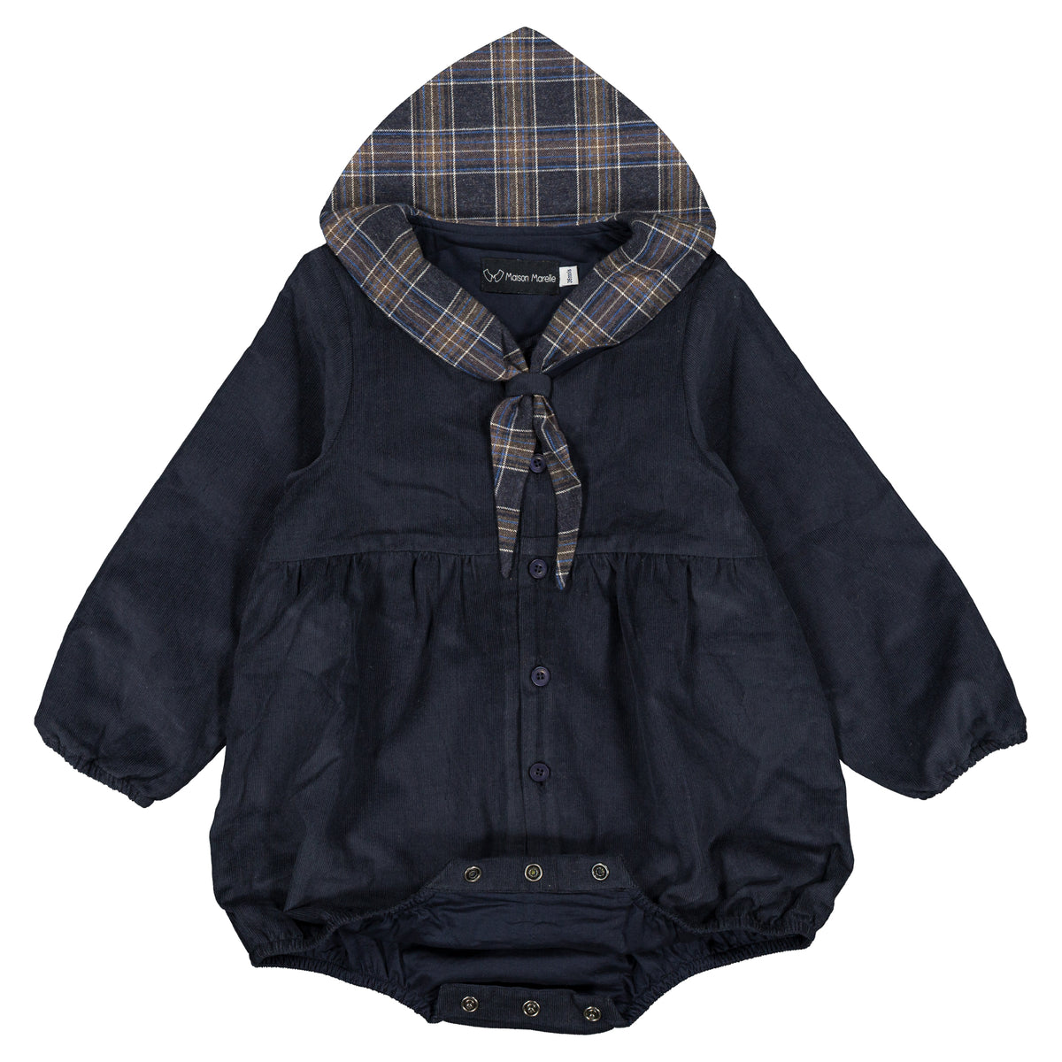 Romper ROI - velvet navy [Maison Marelle](26FW)drop1 12