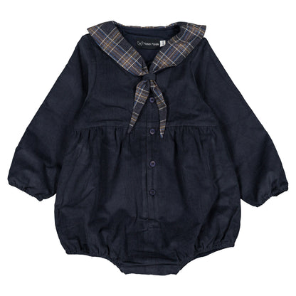 Romper ROI - velvet navy [Maison Marelle](26FW)drop1 15