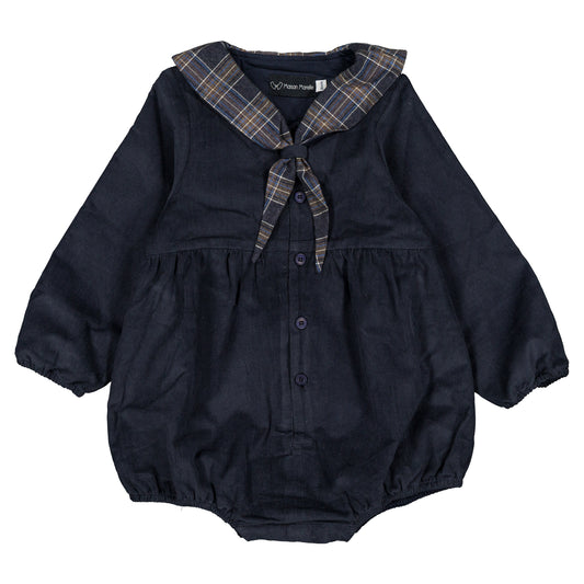 Romper ROI - velvet navy [Maison Marelle](26FW)drop1 15