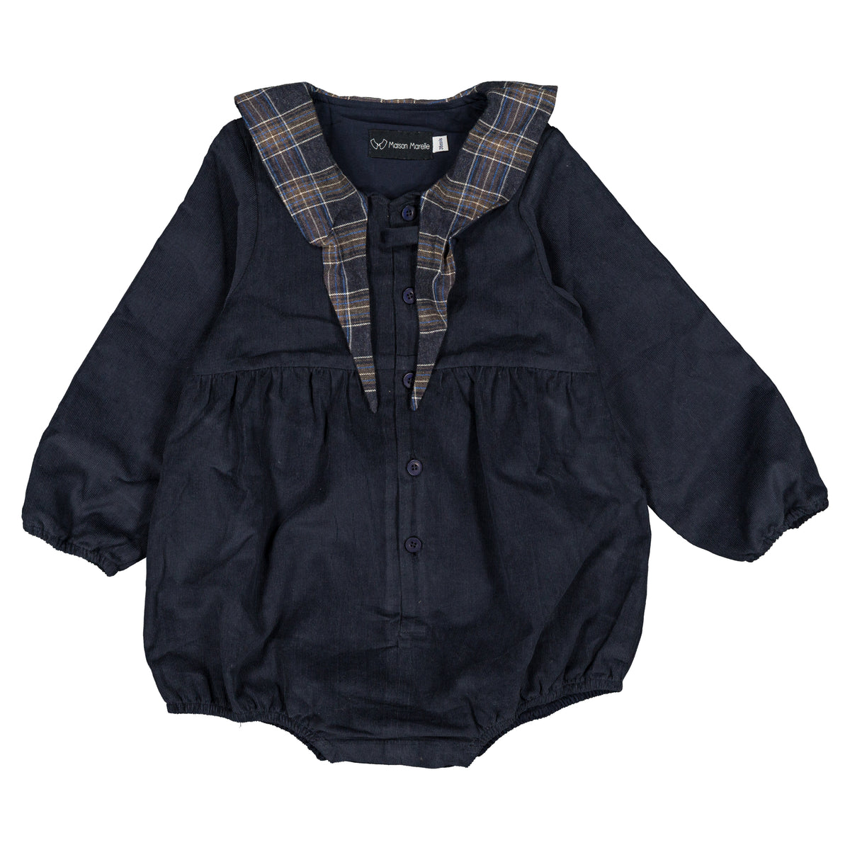 Romper ROI - velvet navy [Maison Marelle](26FW)drop1 16