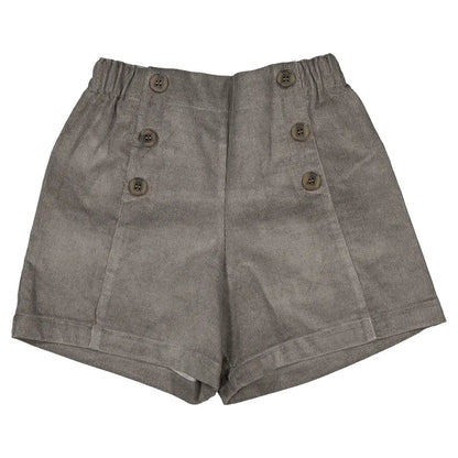 Short SEVRES - deep grey velvet [Maison Marelle](26FW)drop1 1