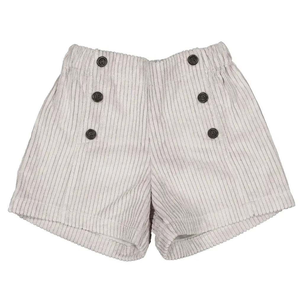 Short SEVRES - light grey velvet [Maison Marelle](26FW)drop1 1