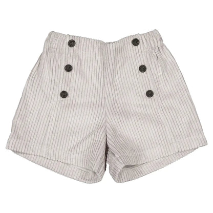 Short SEVRES - light grey velvet [Maison Marelle](26FW)drop1 1