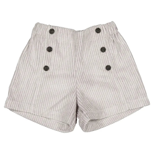 Short SEVRES - light grey velvet [Maison Marelle](26FW)drop1 1