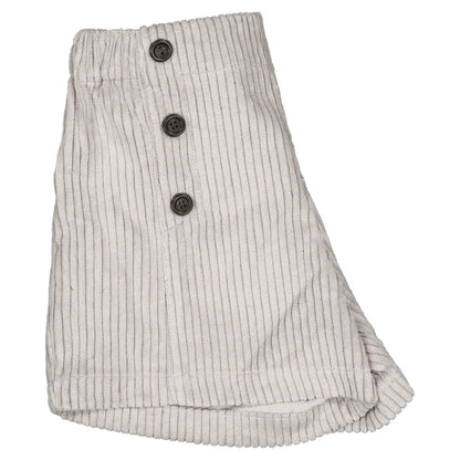 Short SEVRES - light grey velvet [Maison Marelle](26FW)drop1 2