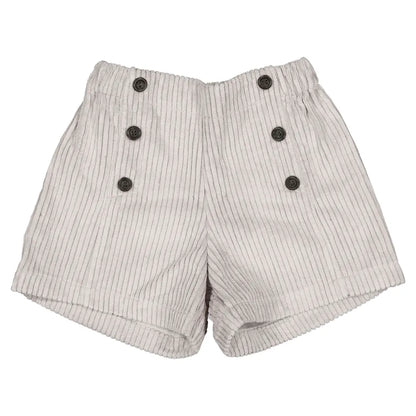 Short SEVRES - light grey velvet [Maison Marelle](26FW)drop1 3