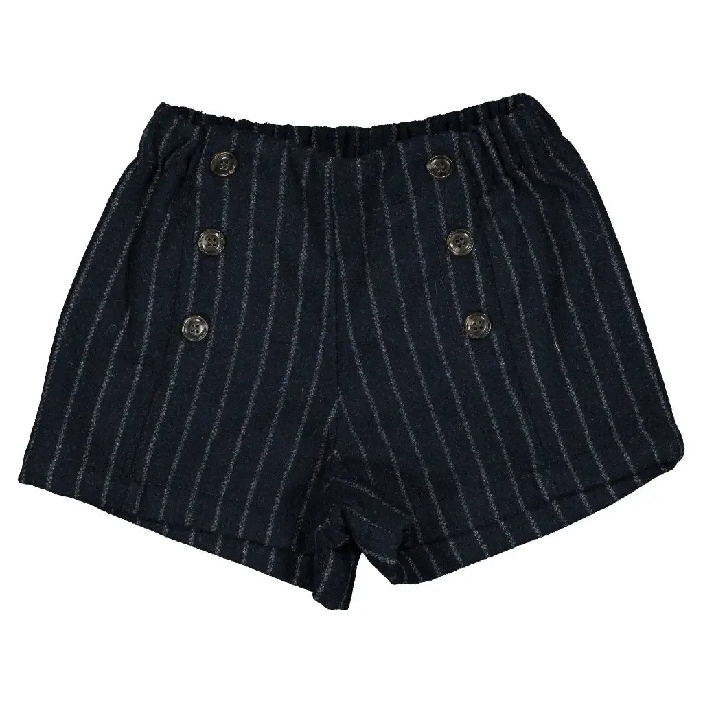 Short SEVRES - navy stripes [Maison Marelle](26FW)drop1 1