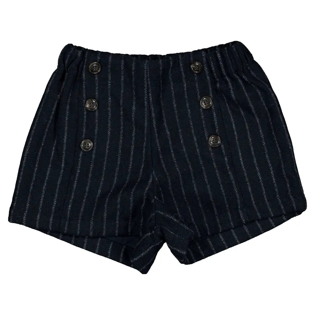 Short SEVRES - navy stripes [Maison Marelle](26FW)drop1 2