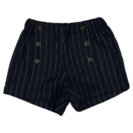 Short SEVRES - navy stripes [Maison Marelle](26FW)drop1 2