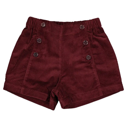 Short SEVRES - velvet burgundy [Maison Marelle](26FW)drop1 1