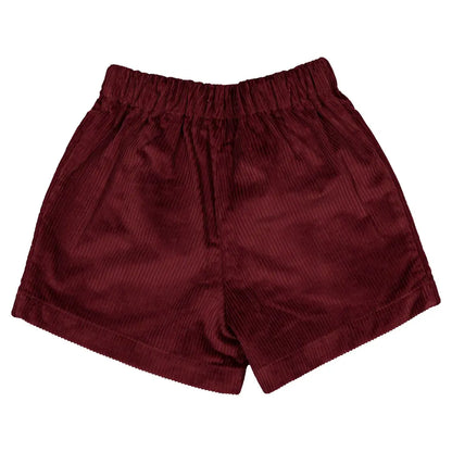 Short SEVRES - velvet burgundy [Maison Marelle](26FW)drop1 7