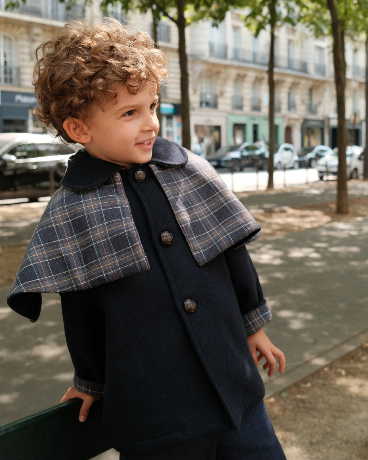 Jacket SHERLOCK - blue wool [Maison Marelle](26FW)drop1 1