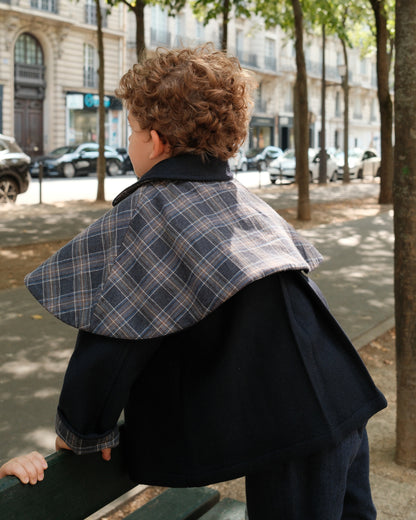 Jacket SHERLOCK - blue wool [Maison Marelle](26FW)drop1 2